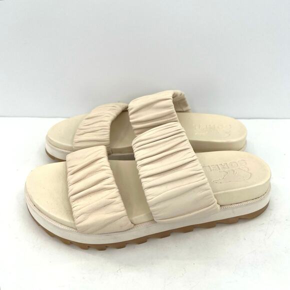 Sorel Roaming women’s two strap slide flat leather sandal - Picture 8 of 10